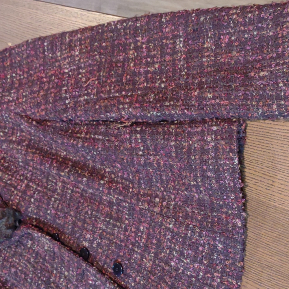 Impressive looking Woman Jacket with Removable Collar by JONES NEW YORK Size 12 - Picture 3 of 11